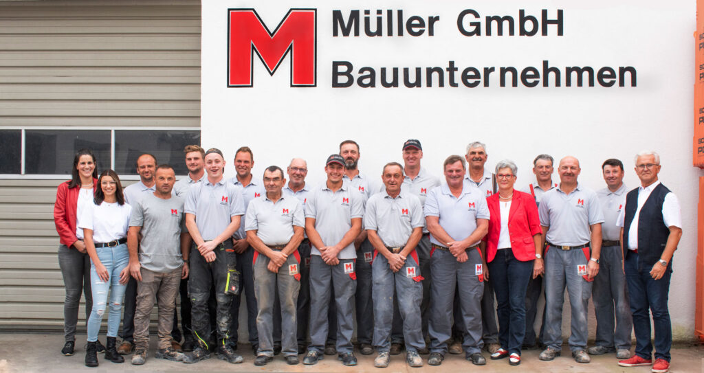 Gruppenfoto Müller Bau